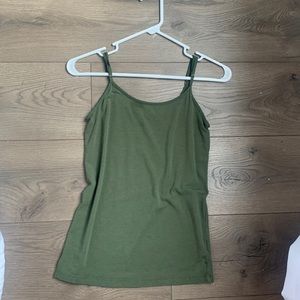 Sage green tank top